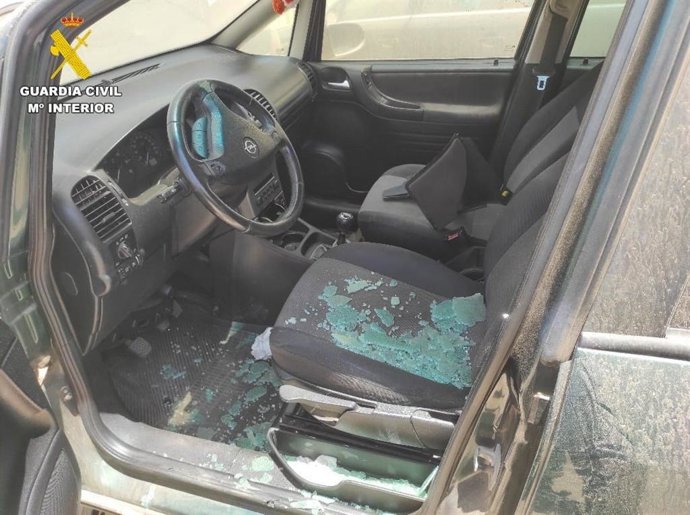 Coche afectado por robo en Fuerteventura