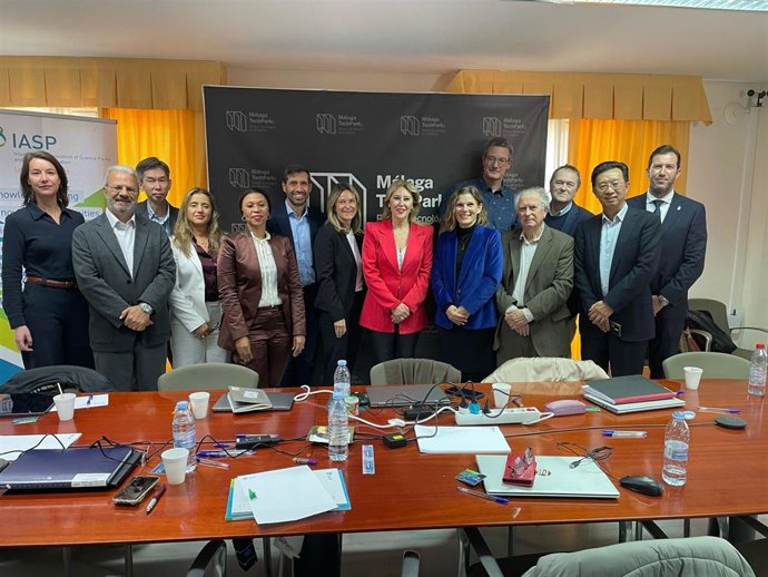 La consejera de Economía, Hacienda y Fondos Europeos y presidenta de Málaga TechPark, Carolina España, en a la reunión del Comité Ejecutivo de la Asociación Internacional de Parques Científicos y Áreas de Innovación