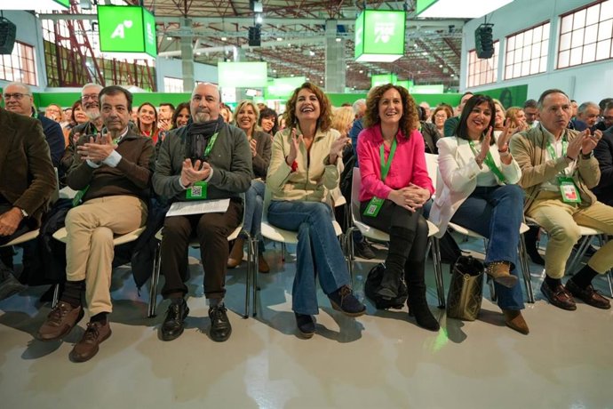 Acto inaugural del 15 Congreso Regional del PSOE-A en la feria de muestras de Armilla (Granada).