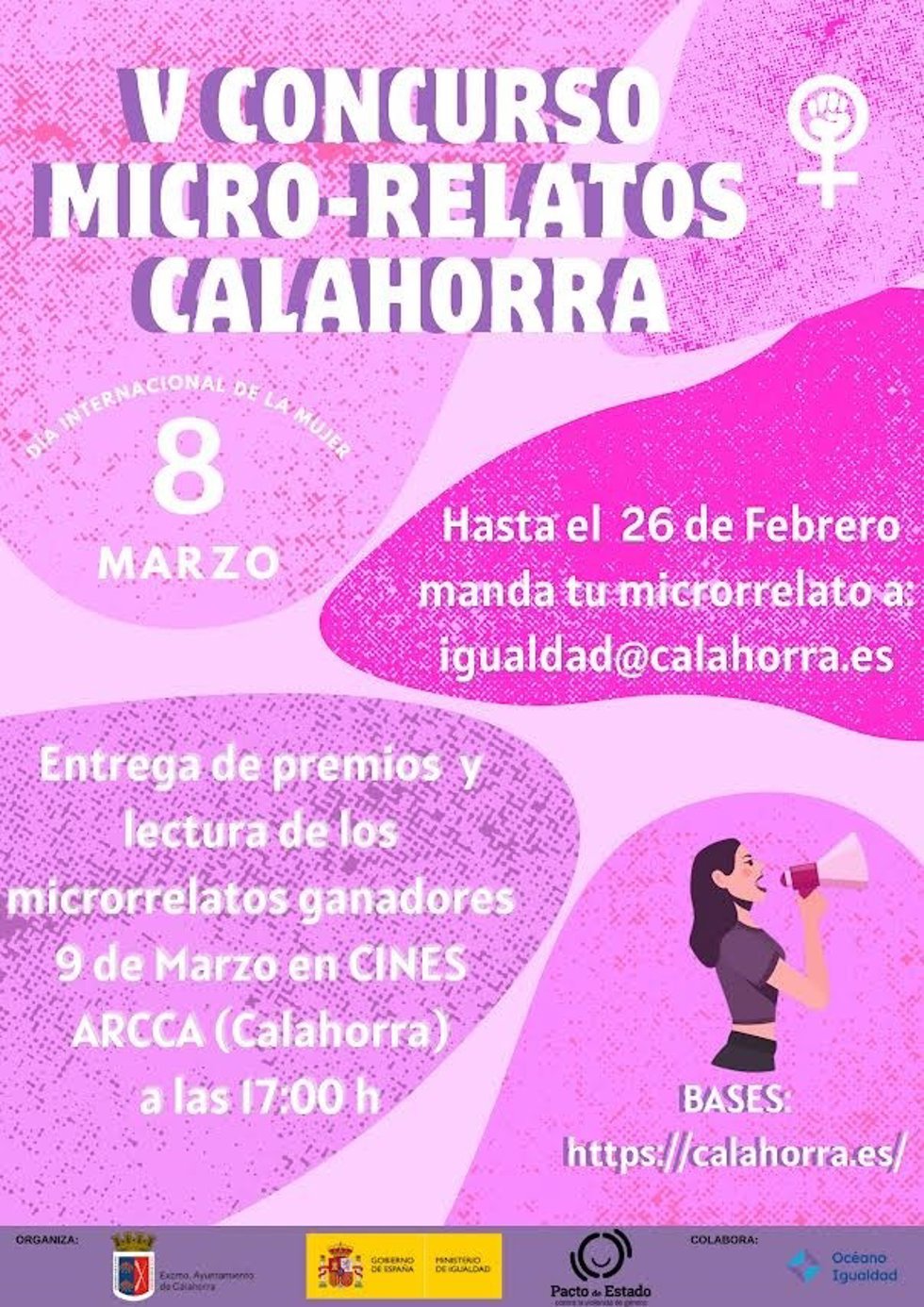 El 26 de febrero finaliza el plazo para participar en el V Concurso de microrrelatos por la igualdad de Calahorra