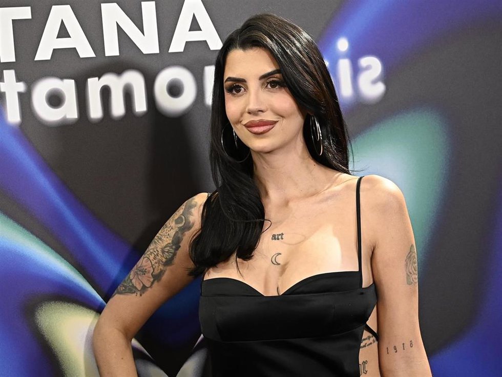 Naiara Moreno durante el estreno de la nueva serie documental de la cantante Aitana para Netflix, a 20 de febrero de 2025, en Madrid (España).