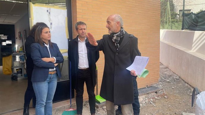 Imagen de las obras del Centro de Participación Activa 'Andaluces de Jaén'.
