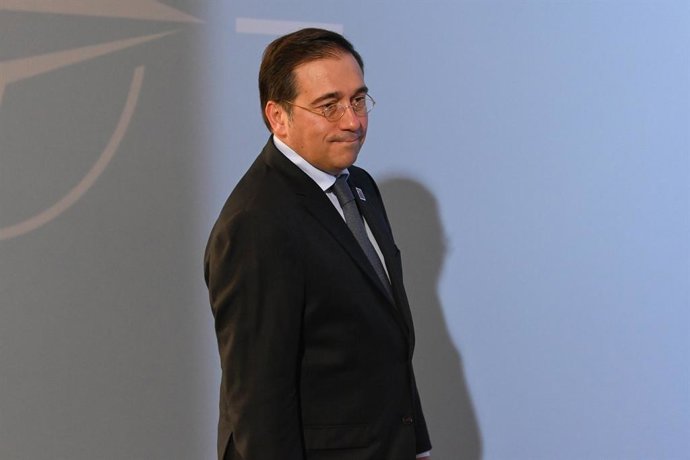 Archivo - Arquivo - 31 de maio de 2024, Praga, República Tcheca: Ministro das Relações Exteriores da Espanha, José Manuel Albares Bueno, visto antes do início do segundo dia da reunião informal dos Ministros das Relações Exteriores da OTAN em Praga. Reuni