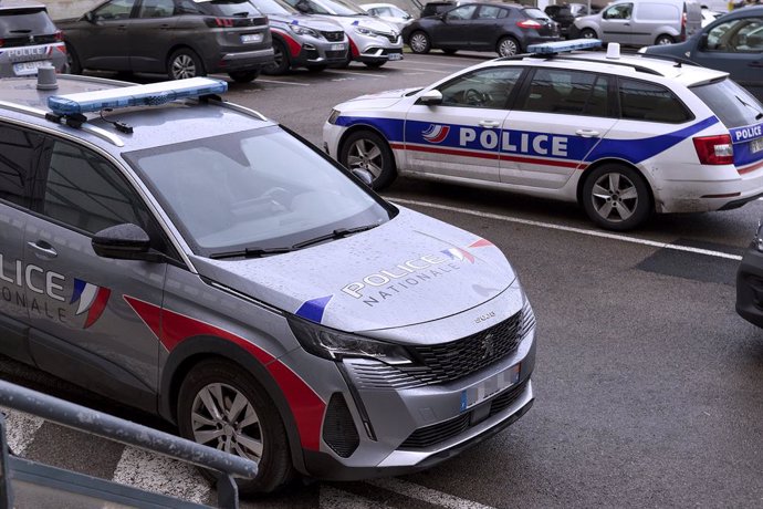 Archivo - January 21, 2025, Montpellier, Occitanie, France: Guillaume Bonnefont/IP3, Montpellier, France le 21 janvier 2025. ILLUSTRATION POLICE, VOITURE DE POLICE..ILLUSTRATION POLICE, POLICE CAR