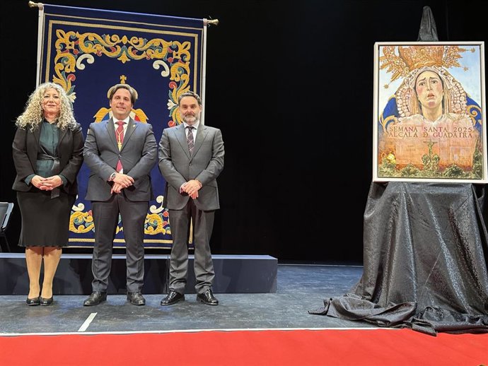 Presentación del cartel este sábado de la Semana Santa de Alcalá.