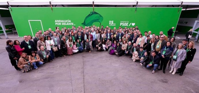 Delegados granadinos en el XV Congreso Regional del PSOE-A.