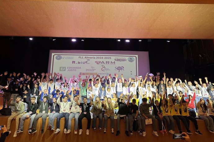 Imagen de la Fist Lego League de la Universidad de Almería.