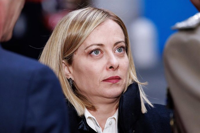A primeira ministra italiana, Giorgia Meloni (arquivo)