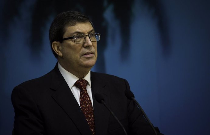 Archivo - October 22, 2020, Havana, Cuba: (INT) Cuban Foreign Relations Minister speaks about USA blockage on Cuba . October 22, 2020, Havana, Cuba : ..The Minister of Foreign Relations of Cuba, Bruno Rodriguez Parrilla, speaks  on the impact of the Unite