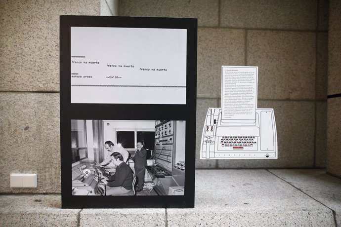 Archivo - Exposición de Europa Press en el Senado que recorre algunos de los hitos más significativos vividos en España desde los inicios de su Transición a la democracia.