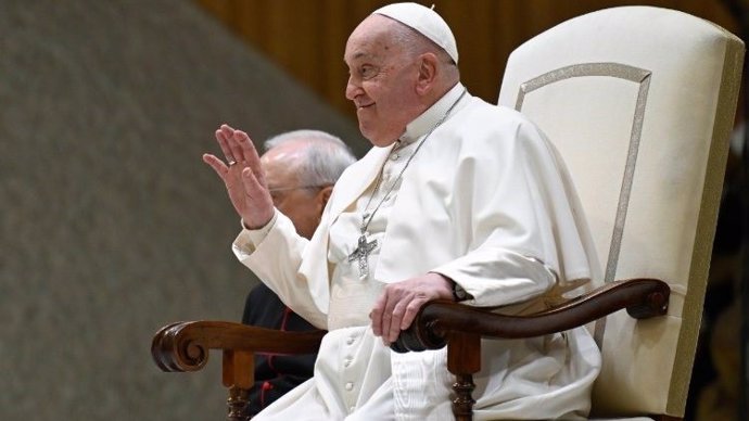 El Papa Francisco en la audiencia general de este miércoles.