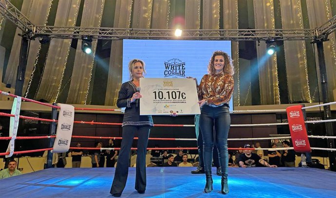 Imagen de la presentación de la sexta edición de la 'White Collar Boxing' en Jaén.