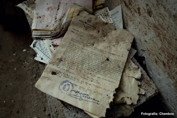 Documentación histórica encontrada en la Cárcel Vieja de Murcia