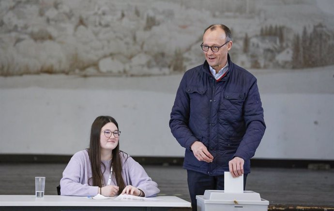 El líder conservador alemany Friedrich Merz