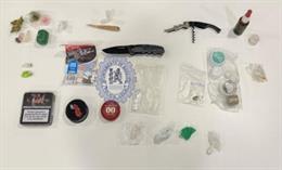 Efectos intervenidos en el establecimietno de Badajoz