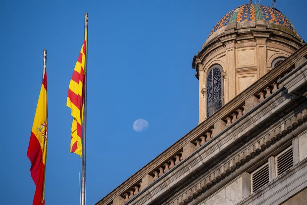 Archivo - Fachada del Palau de la Generalitat