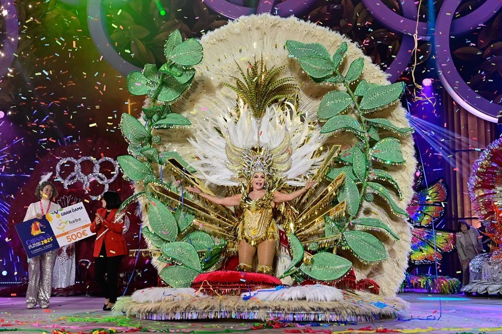Conchi Rivero, Gran Dama del Carnaval de Los Juegos Olímpicos de Las Palmas de Gran Canaria 2025