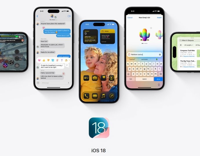 Archivo - Sistema operativo iOS 18.