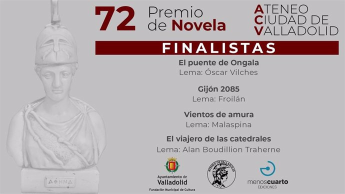 Cartel de los cuatro finalistas.