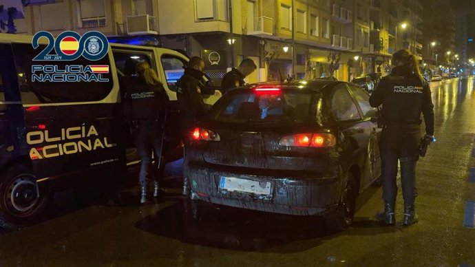 Dispositivo de Policía Nacional en Logroño