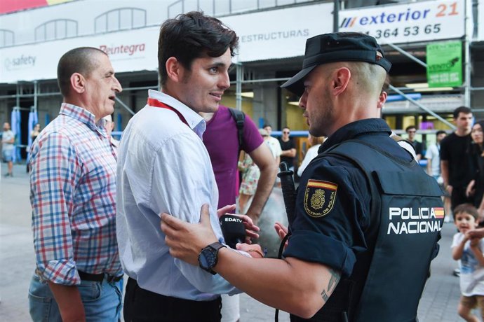 Archivo - Vito Quiles en una concenrtración en Madrid