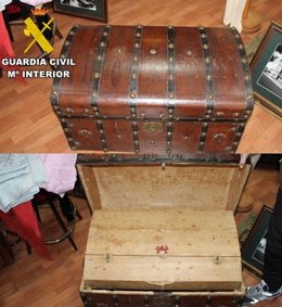 Material eclesiástico recuperado tras un robo en Lobón (Badajoz)