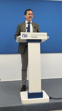 El presidente del PP en Toledo, Carlos Velázquez.