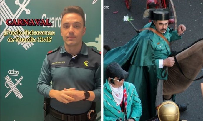 A Guardia Civil emite um alerta sobre esta fantasia de Carnaval: veja o que acontece se você usá-la