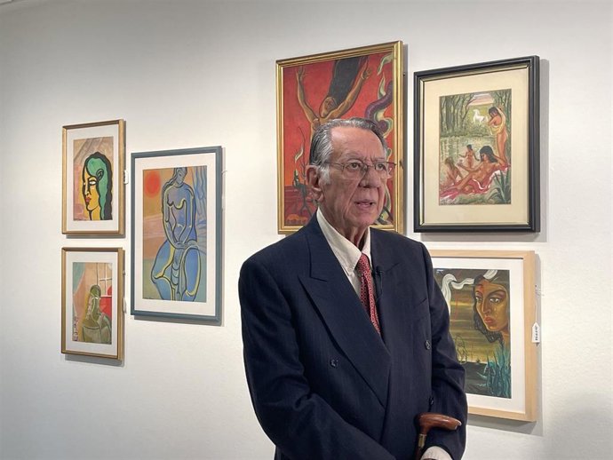 Gabriel Gómez, hizo del artista Helios Gómez, en el MNAC