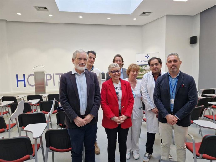 Visita de la consejera de Salud, Concepción Saavedra, al Hospital de Jarrio