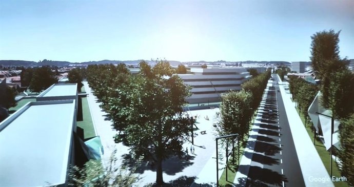 Simulación realizada por la Junta de Compensación de cómo puede quedar el sector Ramblasque de Logroño