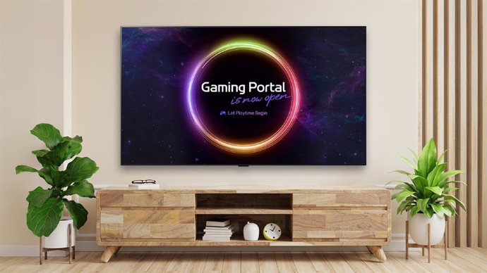 O portal de jogos na nuvem para as TVs LG Portal Gaming.