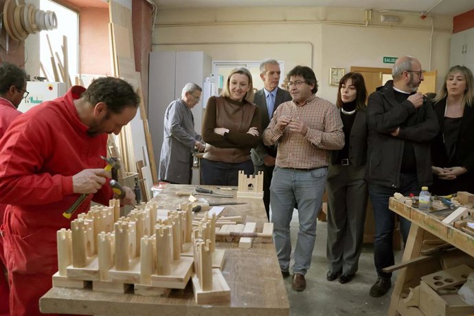 Isabel Blanco, durante su visita a Ávila.