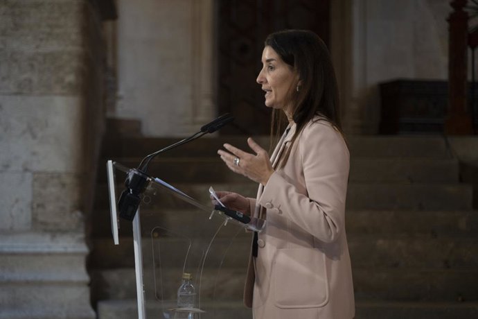 La consellera d'Hisenda, Ruth Merino. 