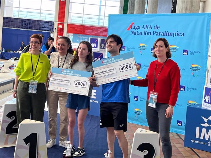 Nahia Zudaire y David Sánchez, ganadores de la segunda cita de la Liga AXA de Natación Paralímpica 2025