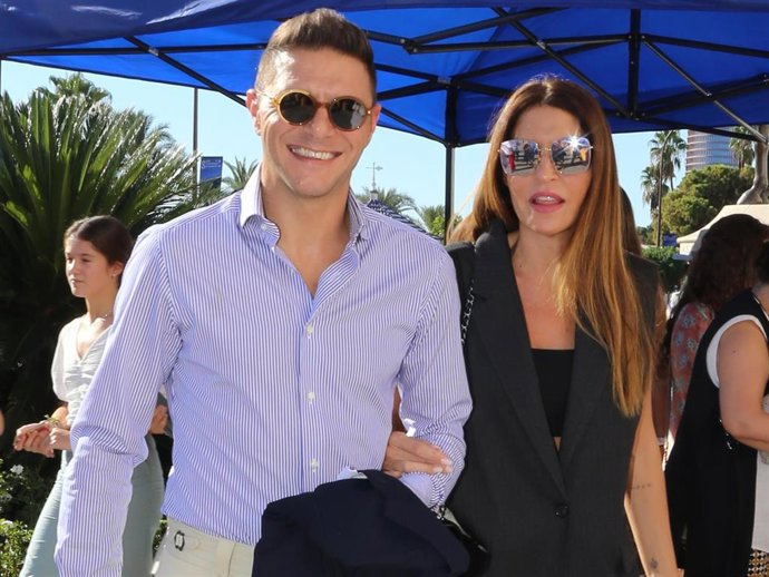 Archivo - Joaquín Sánchez y su mujer, Susana Saborido