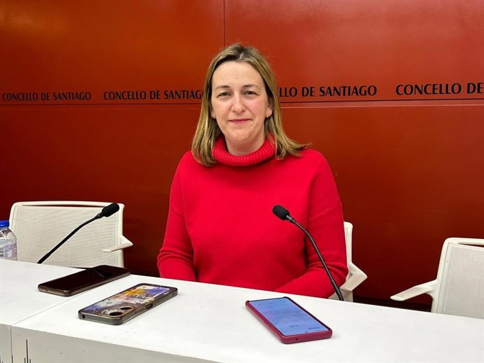 La portavoz del gobierno local de Santiago, Míriam Louzao.