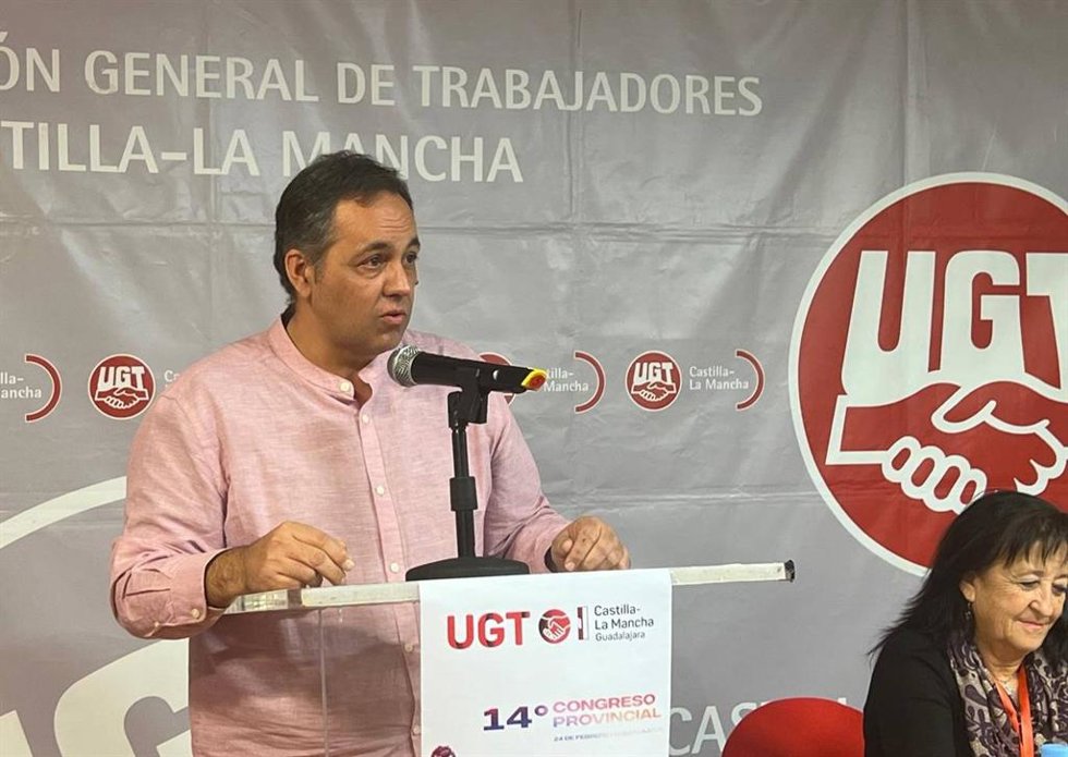 Juan Antonio Pendás, exalcalde y actual concejal de Pioz por Podemos, nuevo secretario provincial de UGT en Guadalajara.
