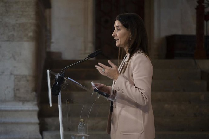 La consellera de Hacienda y Economía de la Generalitat valenciana, Ruth Merino, en una imagen de archivo