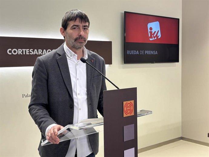 El diputado de IU, Álvaro Sanz.
