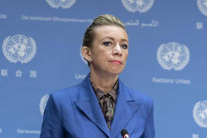 Archivo - Arquivo - A porta-voz do Ministério das Relações Exteriores da Rússia, Maria Zakharova, em uma foto de arquivo.