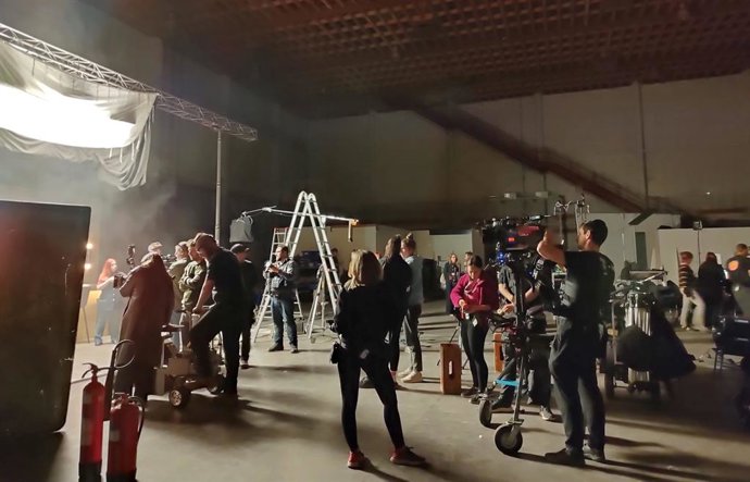 Rodaje en la Ciudad de la Luz