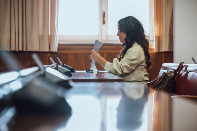 La senadora de Vox Paloma Gómez Enríquez