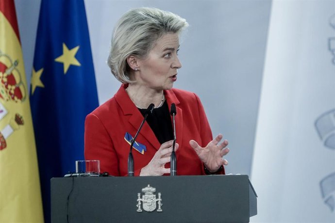 Archivo - La presidenta de la Comisión Europea, Ursula von der Leyen.