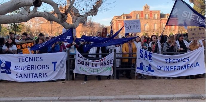 Manifestació de la FTPS 