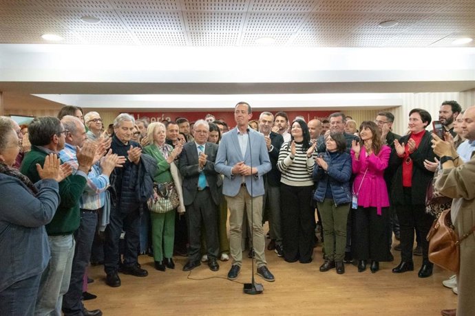 El subdelegado de Gobierno en Almería, José María Martín, presenta su precandidatura para liderar el PSOE de Almería.