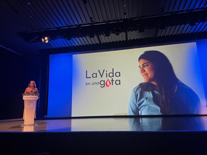 La consejera de Sostenibilidad y Medio Ambiente de la Junta de Andalucía, Catalina García, en la presentación del documental 'La vida en una gota'.