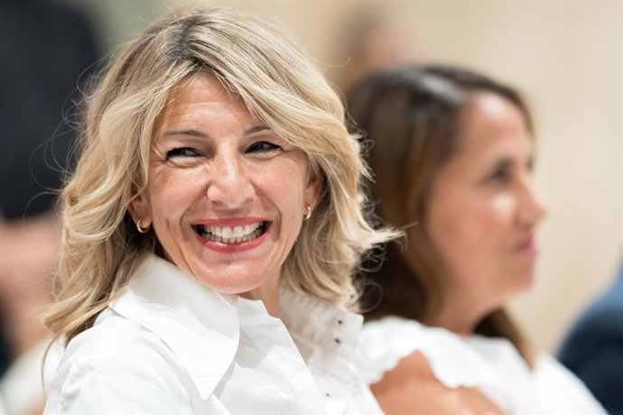 Archivo - Arquivo - A segunda vice-presidente do governo e ministra do Trabalho e da Economia Social, Yolanda Díaz, foi eleita a nova ministra do Trabalho e da Economia Social.