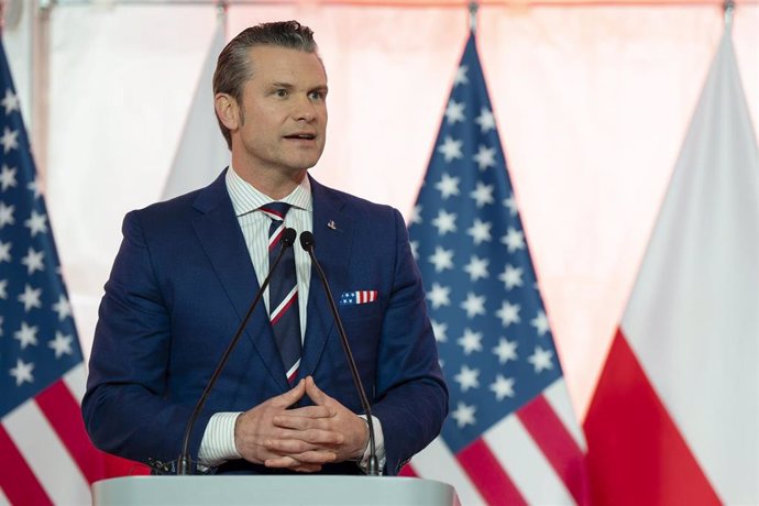 El jefe del Pentágono, Pete Hegseth