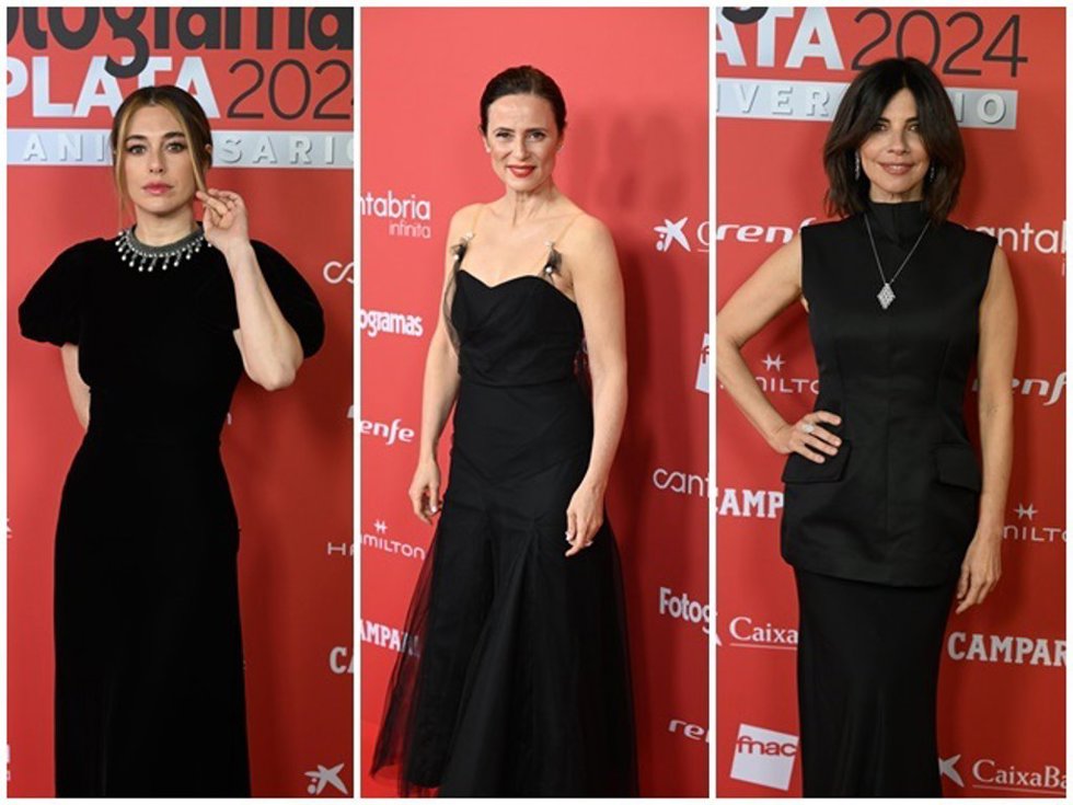 Blanca Suárez, Aitana Sánchez-Gijón y Maribel Verdú en la 75 edición de los Premios Fotogramas de Plata celebrados este lunes 24 de febrero en Madrid